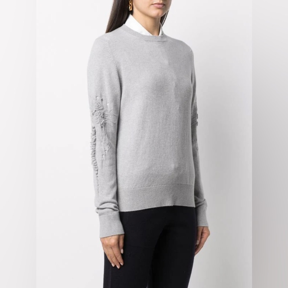 Barrie 3D Thistle Embroidered Jumper